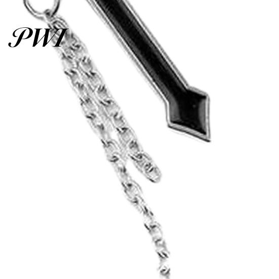 Women Earrings 1Pc Earring Chain Stylish Cross Design Non-allergic Drop Decorative Delicate Dangle for Daily Life Female