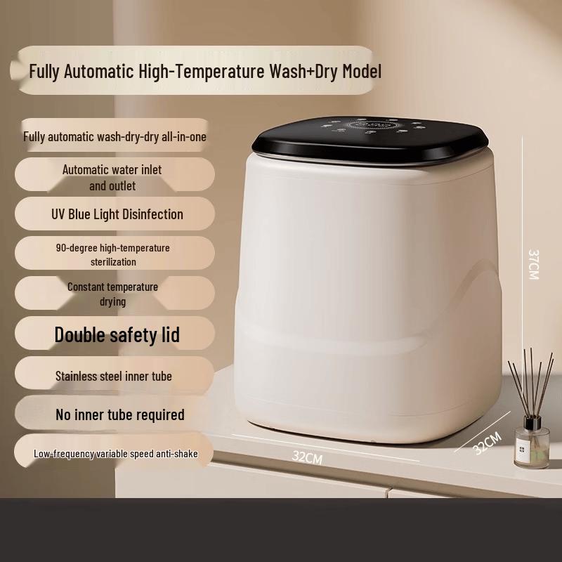 LISM Mini Automatic Underwear Washer & Dryer