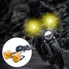 2PCS Motorcycle Strobe Led 5w led eagle eye flashing Light 7Colors With Brackets Daytime Running Lights For Spotlight DC12V