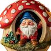 2D Gnome Christmas Tree Ornament Acrylic Gnome Hanging Ornament Cute Car Rearview Mirror Charm for Home Party Decor