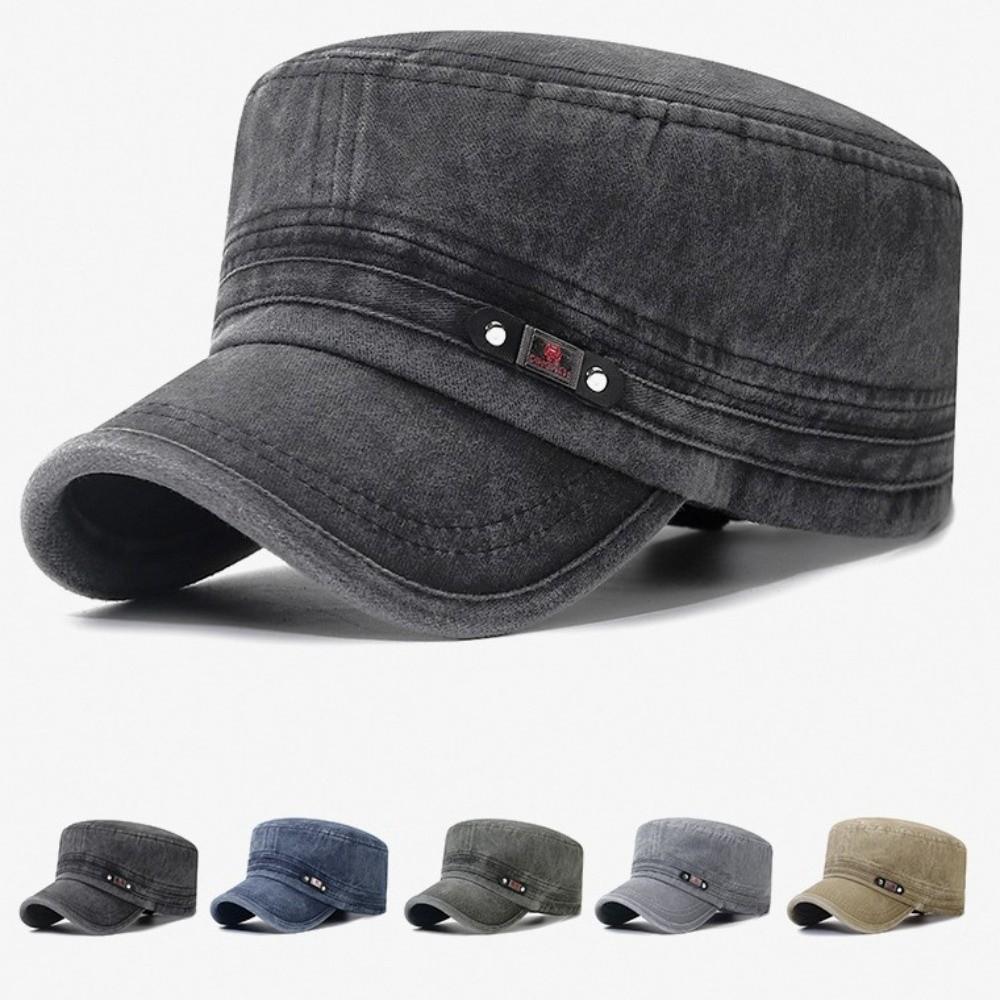 Fashion Anti-UV Fishing Hat Casual Cotton Baseball Cap Retro Outdoor Sunscreen Sun Hat Spring Summer