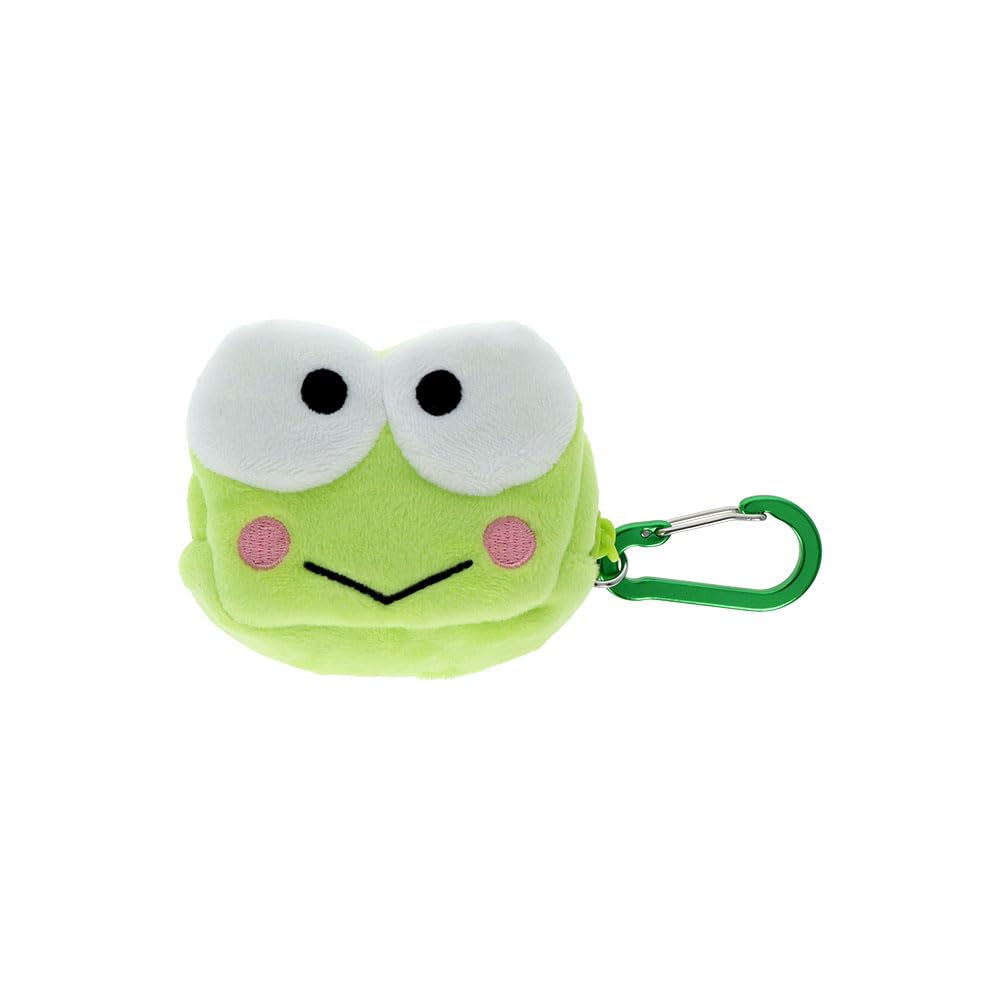 Stationery Kerokerokeroppi Sanrio Characters Mini Pouch Plush Toy with S2338076 Sun-Star Carabiner,