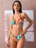 Sexy rückenfreier Träger-Bikini für Damen - Unifarbene europäische & amerikanische Bademode