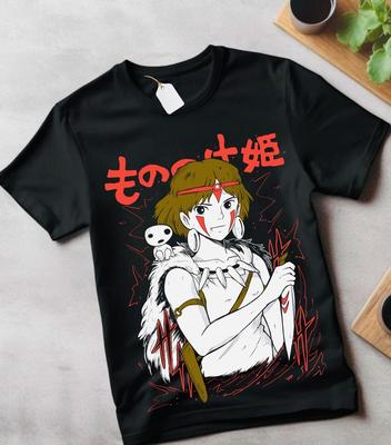 Prinzessin Mononoke Anime T-Shirt,, neu, HOT HOT- unisex,!! neu,!!! neue-kunst Hemd