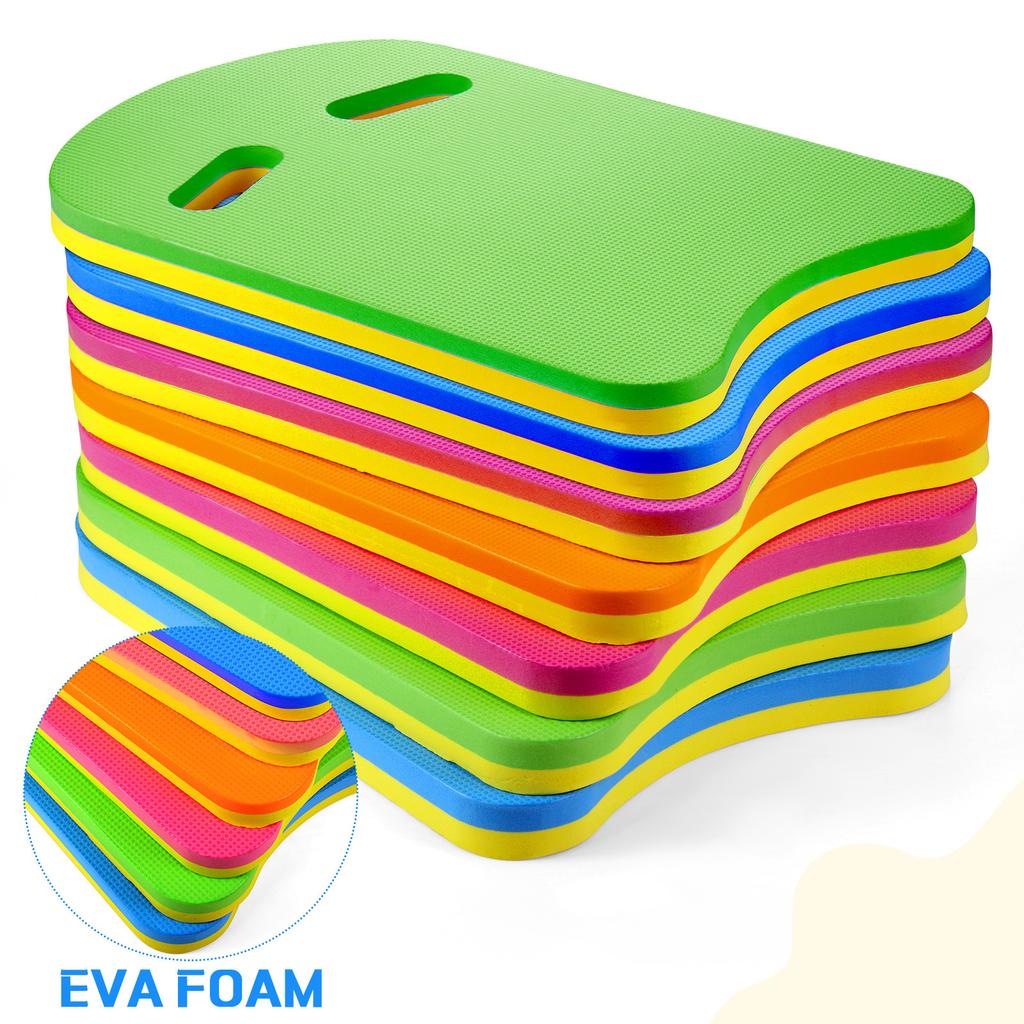2Pcs Swimming Training Kickboard, U-Shaped Design, Summer Auxiliary Floatation Device, With Integrated Hole Handle, EVA Foam Material, Pool Accessory