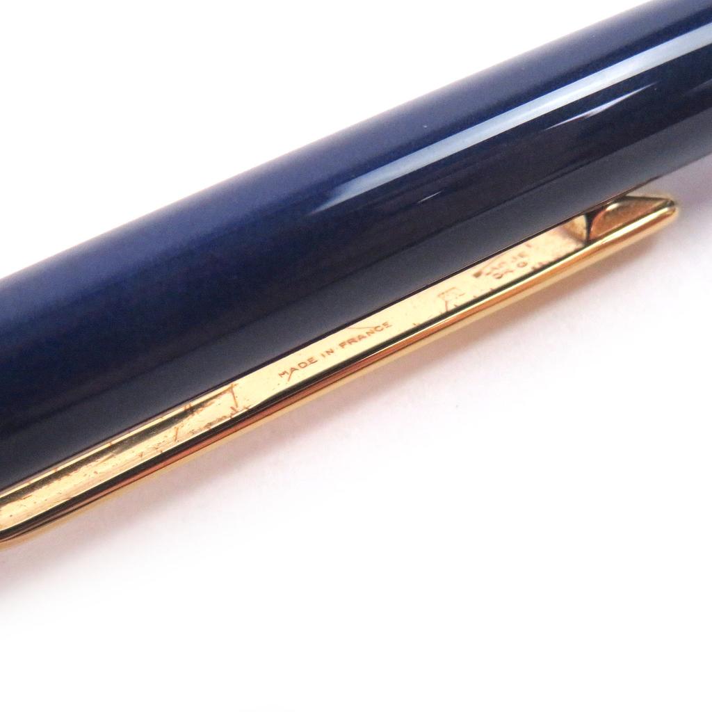 Excellent Cartier Ballpoint pen Must de Cartier Twist type blue Used