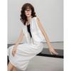 Women's Summer Cotton Workwear Vest & Skirt Set