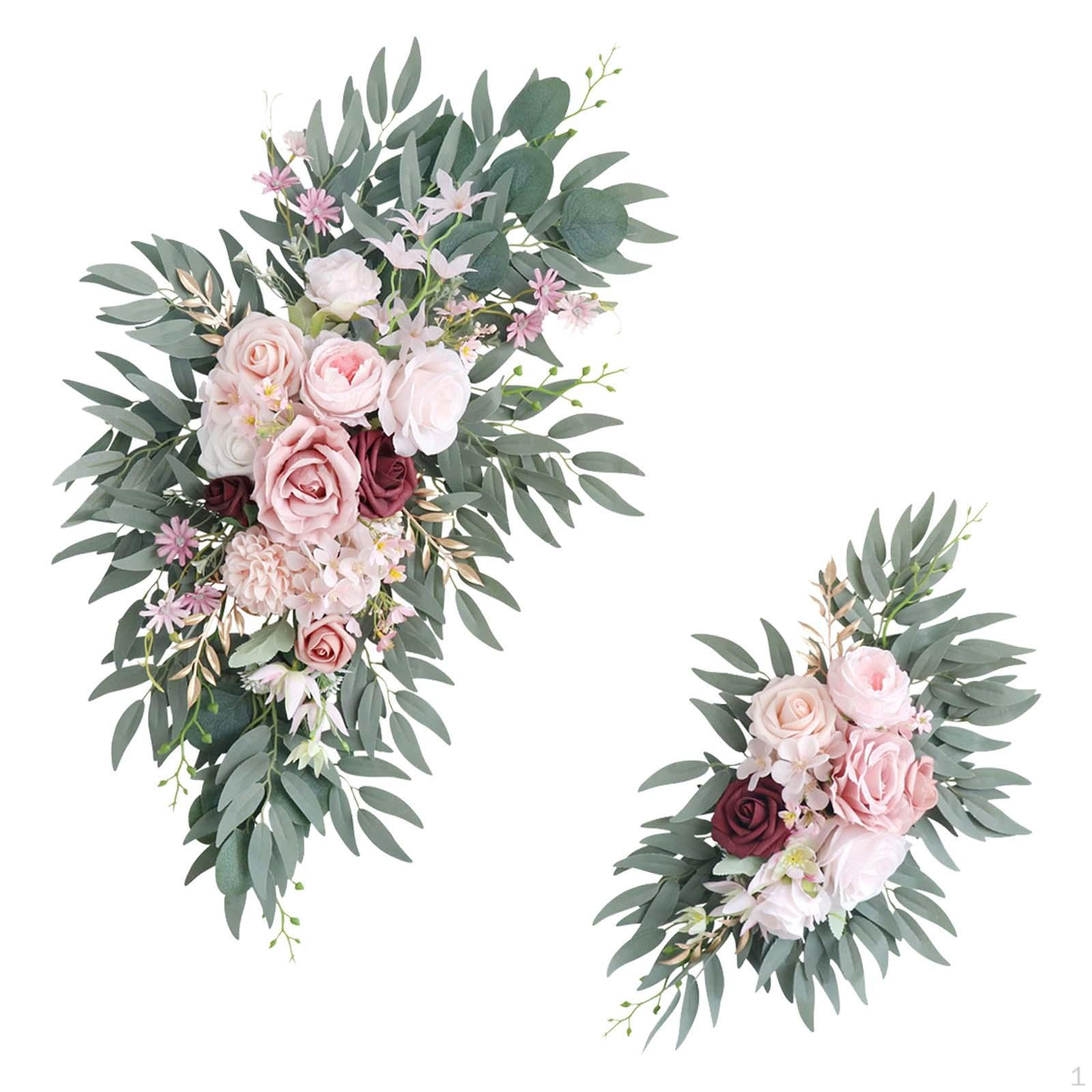 2x Artificial Rose Flower Swag Wedding Arch Table Centerpiece Hanging Handmade