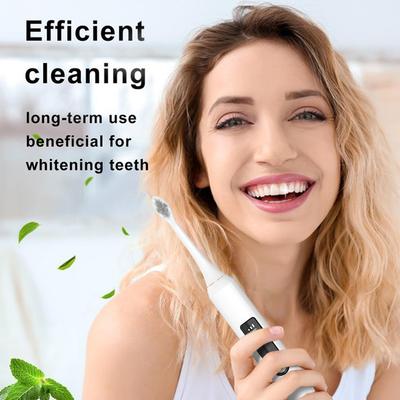 Smart Electric Toothbrush, 3 Modes Rechargeable Electric Toothbrushes Compatible with Philips Sonicare Electric Toothbrush Heads