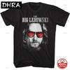 The Big Lebowski The Dude T-shirt Casual Noir Classique pour Adulte Été Unisexe et Unisexe Lâche et Respirant T-shirt Graphique Haut