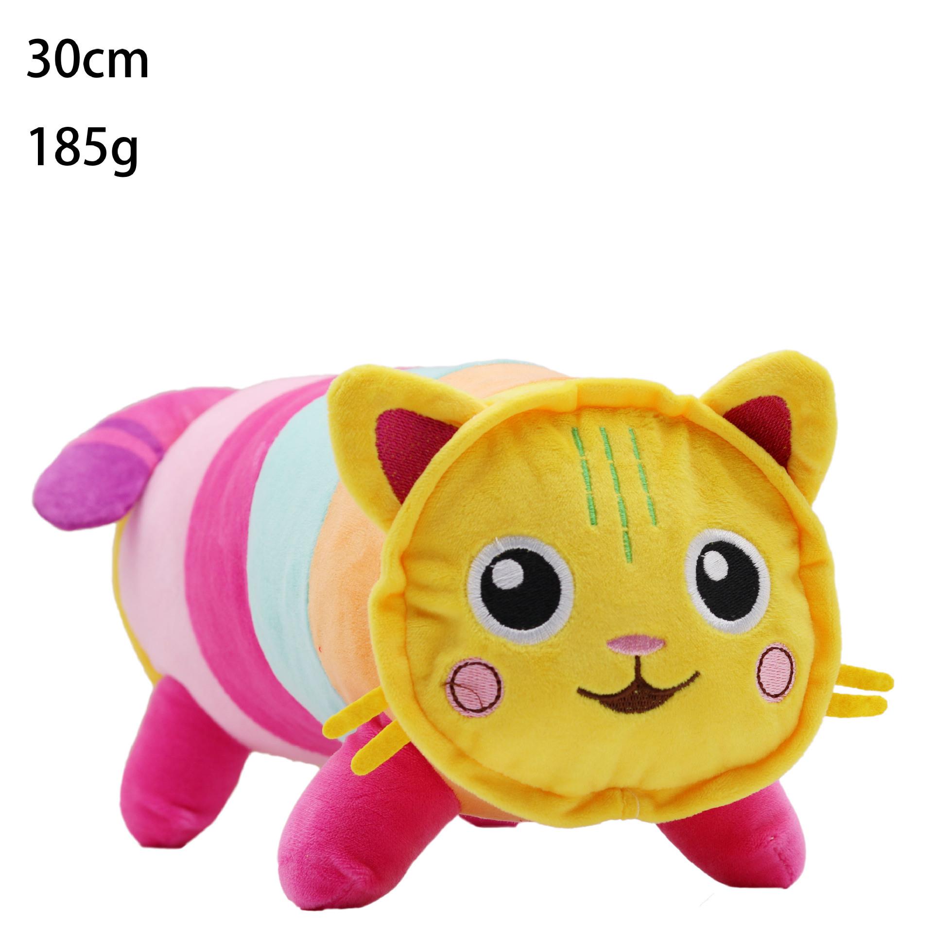 Op Voorraad Gabby'S Dollhouse Pluche Sleutelhanger Zacht Knuffel Pandy Paws Mercat Poppen Tas Hanger Verjaardagscadeau Voor Kinderen Fans