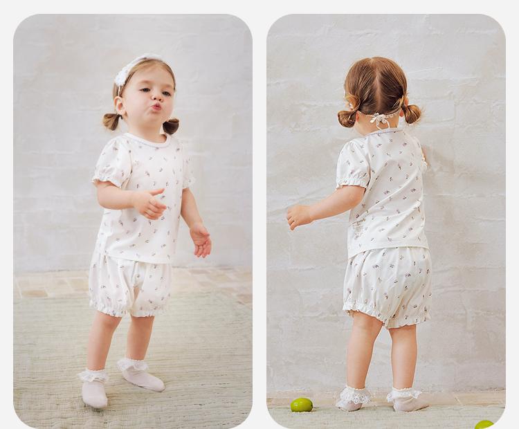 [Ice Cocoa] Mini Balabala Home Set Temperature Control, Antibacterial and Cooling Children's Sleepwear 2026 New Product