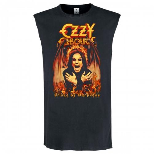 Amplified Mens Prince Of Darkness Ozzy Osbourne Sleeveless Tank Top
