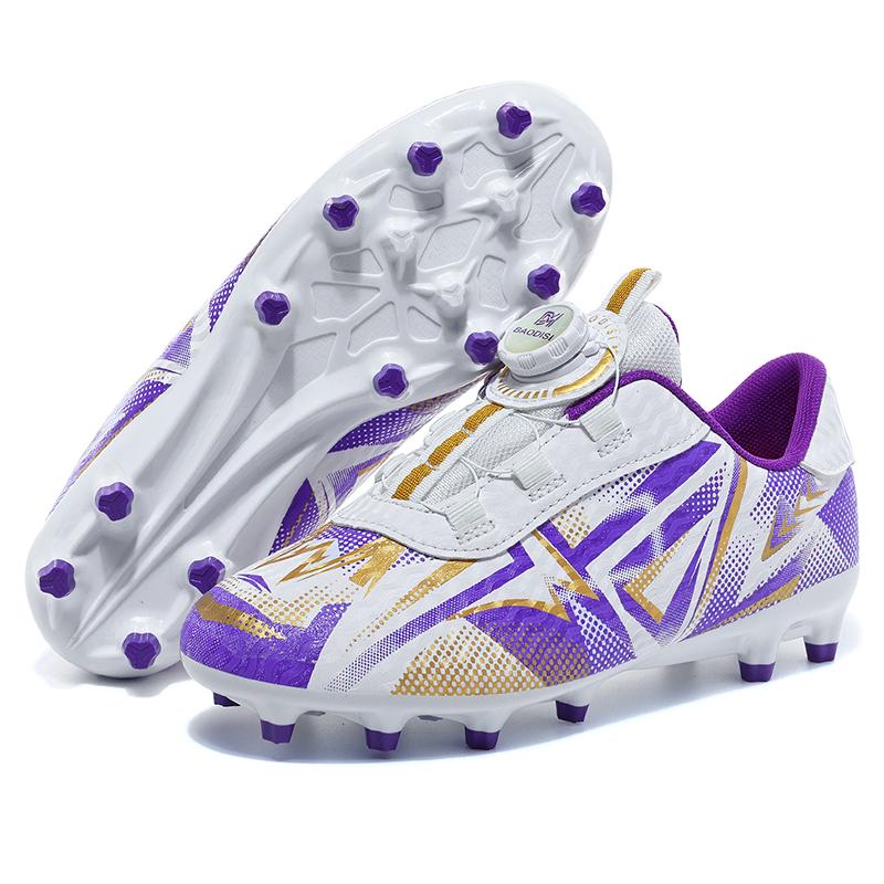 

28-39 Kid s Football Shoes with Rotating Buckle and Spikes Soccer Shoes for Boys 39