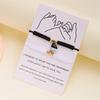 2pcs Magnetic Couple Bracelets Love Heart Shaped Matching Attraction Adjustable Bracelet Women Men Lover Engagement Jewelry Gift