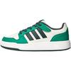 Comfi Court Comfortable Slip Resistant Low Top Skate Shoes Kids Sneakers White Green KZ7131