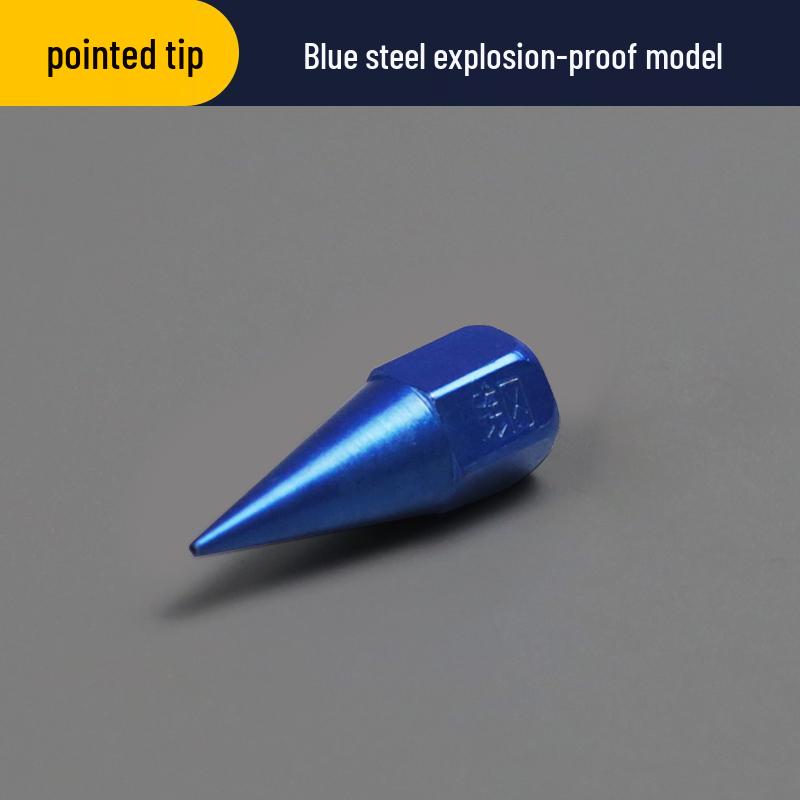 Needle-Type Grease Gun Nozzle Tip Set, Rigid Barrel, Pointed Grease Nozzle Head, Tube Accessories