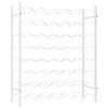 VidaXL Bottle Rack for 48 Bottles White Metal 340908