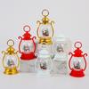 Christmas Lantern Santa Claus Snowmen Vintage Battery Operated Portable Home Decoration Flameless Electronic Candle Lamp Night Light Party Supplies