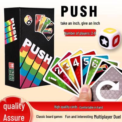 Take an Inch, Take a Mile: Chinese Version Card Game for 2-6 Players, Ideal for Casual Parties