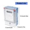 Wall Digital kWh Meter Single Phase Energy Meter For Accurate Home Energy Measurement Real Time Consumption Display