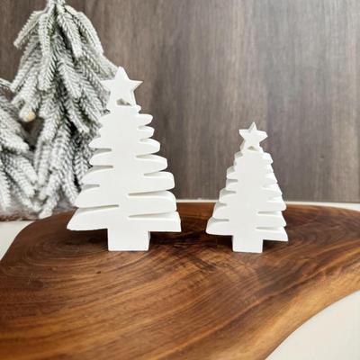 Christmas Tree Mold Silicone Epoxy Resin Mould Home Decor Cement Moulds For Party Planners Art Teachers Holiday Home Crafting