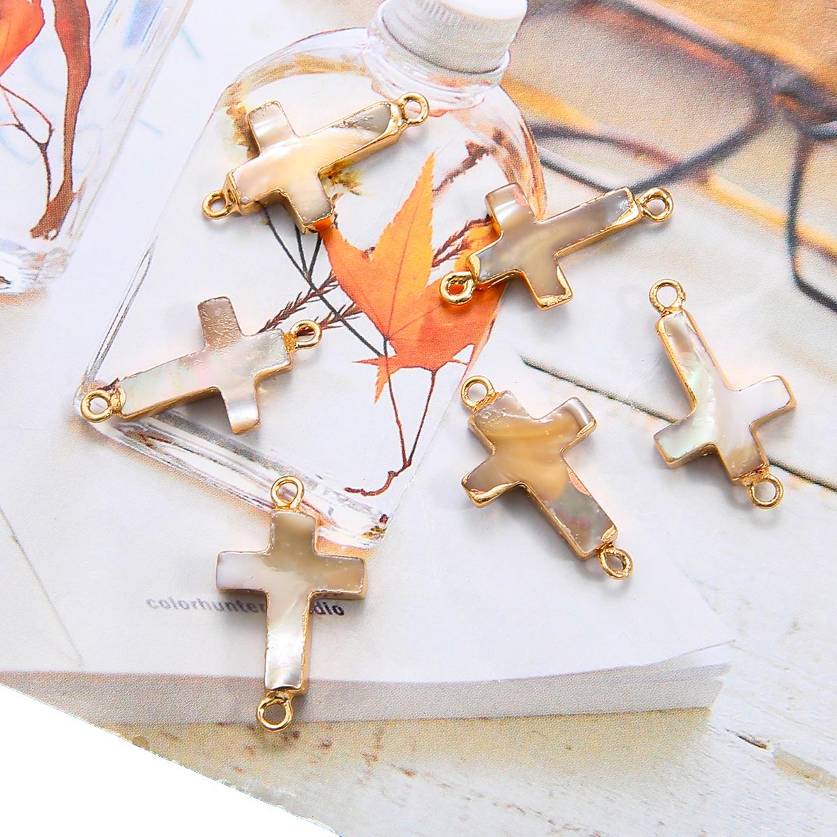 

Натуральный пресноводный жемчуг с двойным отверстием, соединительные подвески для изготовления ювелирных изделий, браслет, ожерелье, серьги «сделай сам» 03