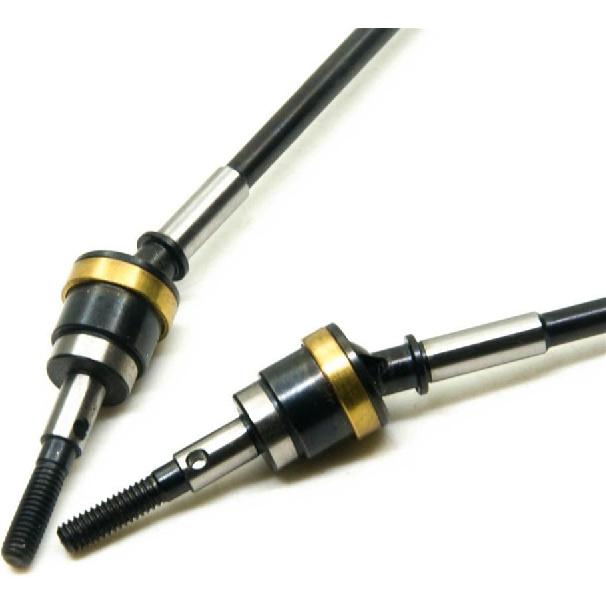 Heavy Duty Steel Front CVD Drive Shaft Set for 1/10 Axial Wraith 90018 RC Truck
