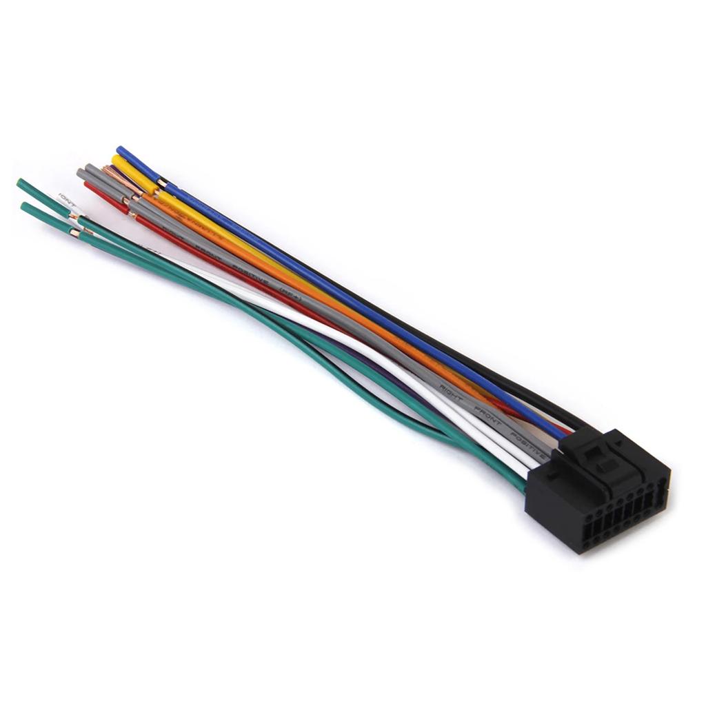 16 PIN Plugs Connect Wiring Harnesses Cable Radio Multimedias Player Car Sockets Modification