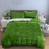 Soccer field layout print. Bedding sets Duvet cover sets Duvet covers Pillowcases(1 * Duvet Cover 2 * Pillowcases, without duvet insert)