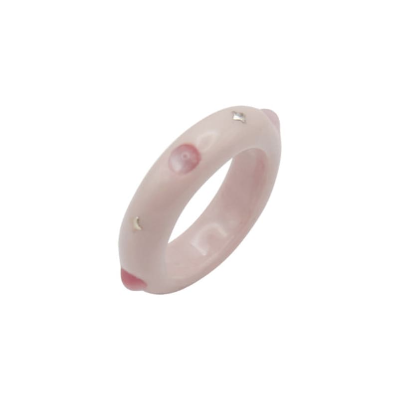 Nff Bright Gem Ring-pink