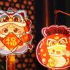 Traditional Chinese Snake Portable Lantern Paper Spring Festival Lantern  Home New Year Decoration