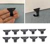 10Set with Screws Wall Hooks Black Towel Hook Hanging Wall Hangers  Laundry Room