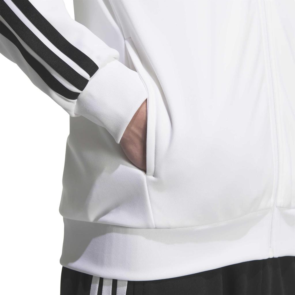 Adidas Track Top Must Haves 3-Stripes Track Top Men's DH100 White (KR6431) L