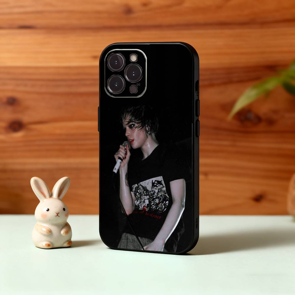 C-Crystal C-Castles Band Phone Case For iPhone17 16 15 14 13 12 11 Pro Max Plus,5G Soft Black Case