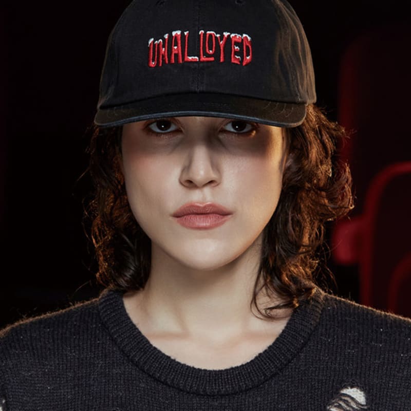 UNALLOYED SNOW LOGO CAP / BLACK