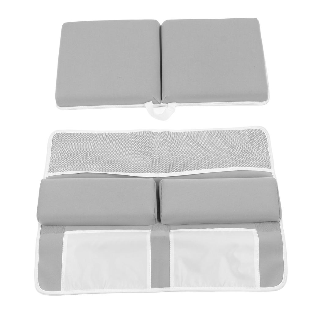Baby Bath Kneeler Elbow Kneeling Rest Pad Non Slip Suction Quickly Drying Large Pockets Knee Cushion