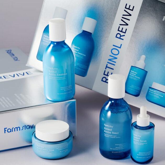 

Farm Stay Retinol Revive Skin Care Set 5 items +RANDOM GIFT