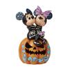 Disney Traditions Mickey & Minnie Scared Skeletons Halloween 6016596