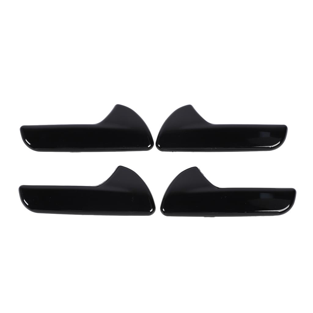 4 Pcs Inner Door Handle Cover Trim Fashionable Anti Scratch Abrasion Proof Easy Install for Cars