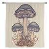 Mushrooms Leaves Tulle Curtains For Living Room Sheer Curtain For Bedroom Window Blinds Voile Curtains