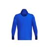Under Armour Qualifier T Shirts Men's Blue Hooded Moderate Straight Fit 1379306-400
