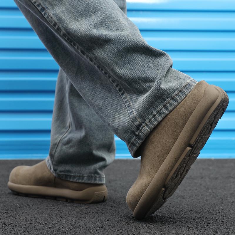 Fashion Men's Slip-On Mule Shoes New Arrival Slippers Anti-Skid Sole Fashion Loafers Lightweight Indoor Outdoor Shoes Comfortable Flats