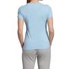 Adidas T Shirts Women's Light Blue Crew Neck Moderate EI0695