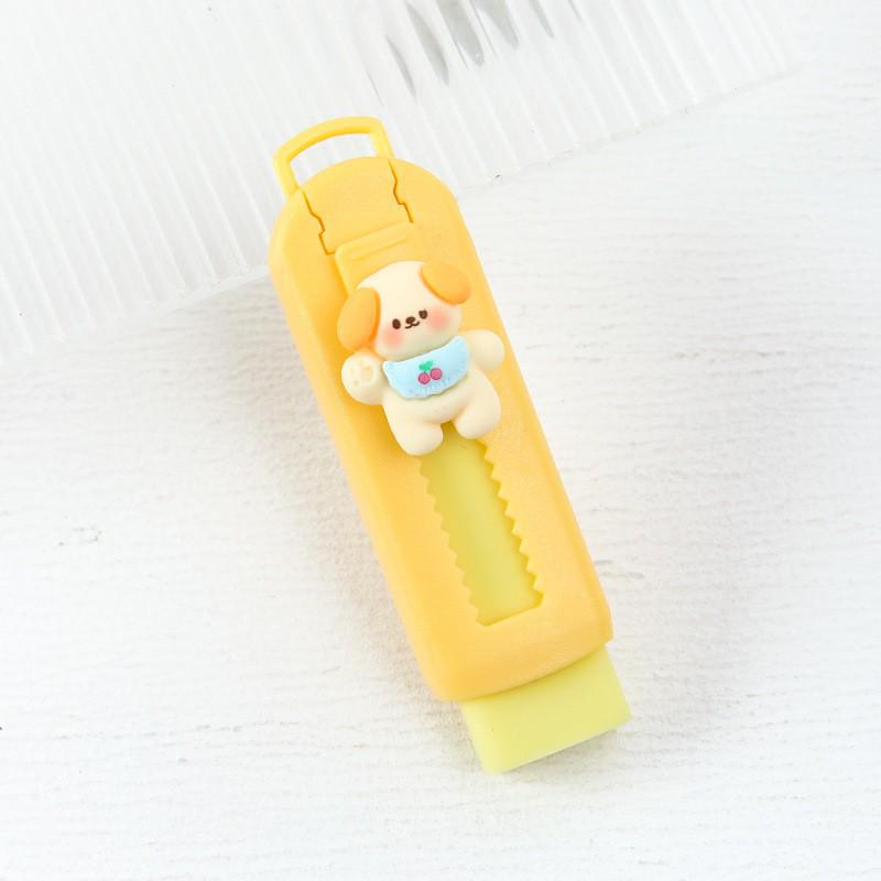 Cartoon Push-Pull No-Trace Eraser - Creative Stationery for Elementary Students