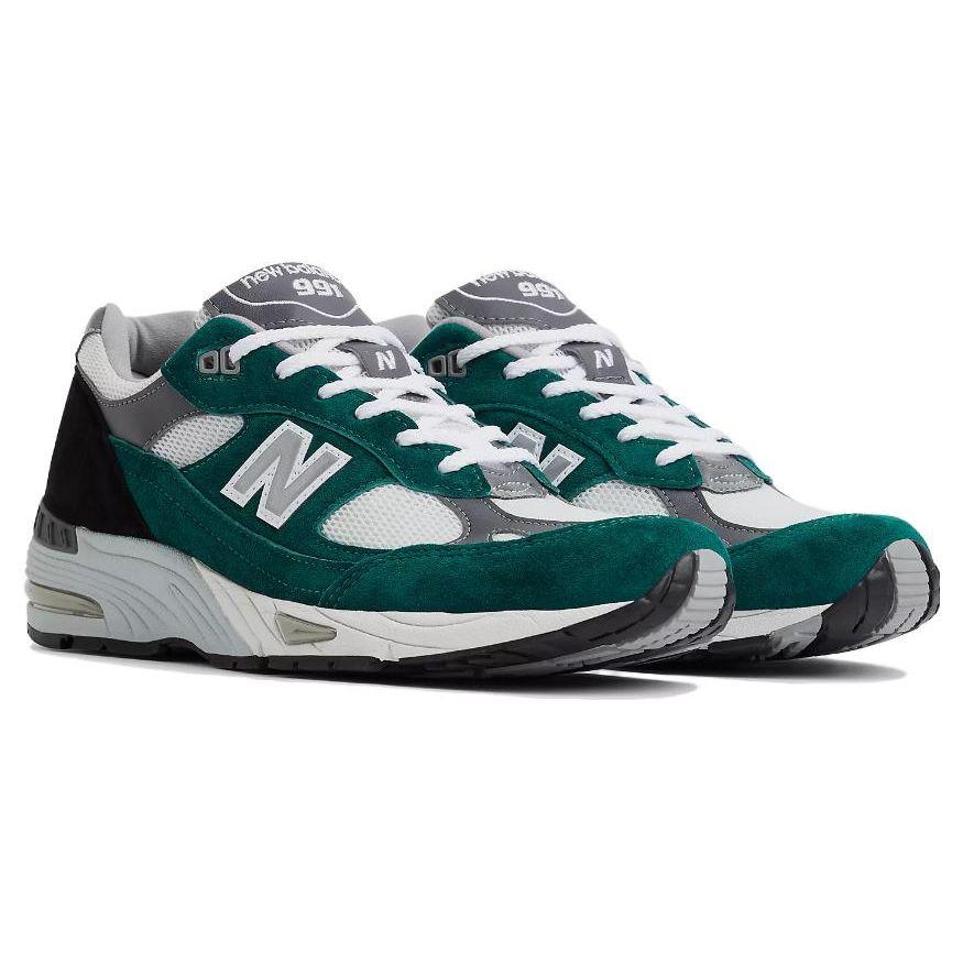 New Balance 991 Made In England Pacific Men Sneakers Green Alloy M991TLK