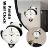 New Cute Panda Wall Clock Creative Silent Living Room Bedrooms Decorations Learning Nurseries Home Cartoon Clock Kids M2Y8
