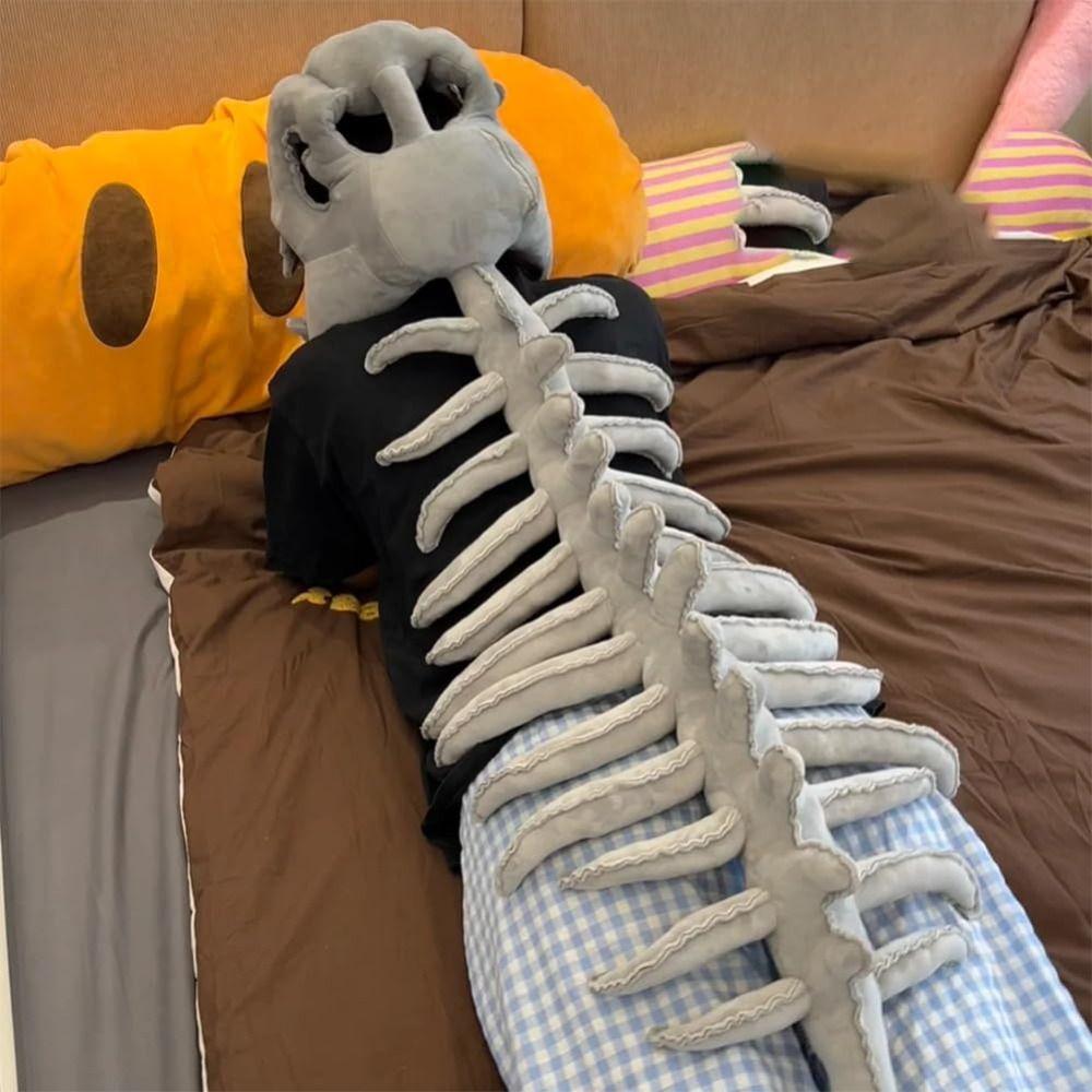 Stuffed Plush Dinosaur Skeleton Costume Costume Props Dinosaur Skeleton Outfit Holiday Masquerade