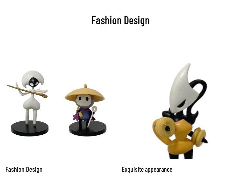 6 Stile Hollow Knight 6,5-Zoll Figuren-Set: Hornisse, Königin, Eichhörnchen