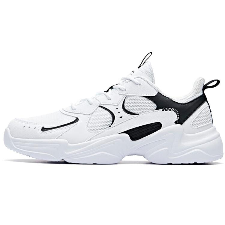 ANTA Life Series Sneakers  White Black  Men s 111938822R-3 EU 39